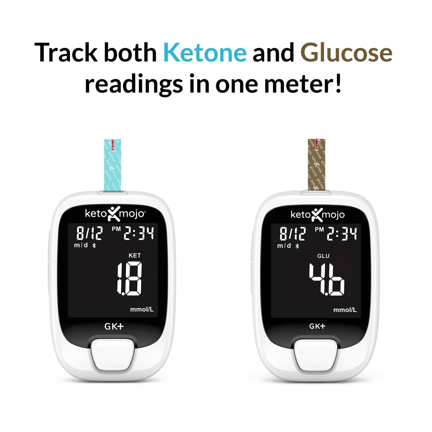 GK+ Blood Glucose & Ketone Meter Kit - PROMO BUNDLE