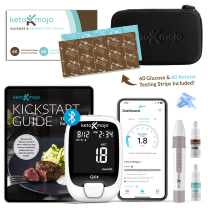 GK+ Blood Glucose & Ketone Meter Kit - PROMO BUNDLE